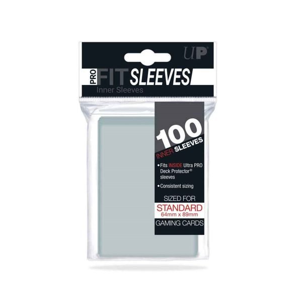 protector ultra pro fit sleeves standard 100 unidades protector ultra pro fit sleeves standard 100 unidades