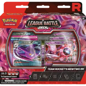 pokémon league battle deck team rocket's mewtwo ex [inglés]