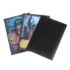 Protectores Esenciales negros Topdeck 62x89 mm para cartas - Imagen 3
