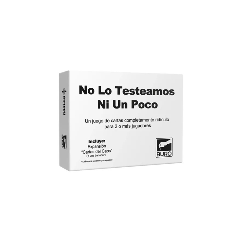 no lo testeamos ni un poco no lo testeamos ni un poco